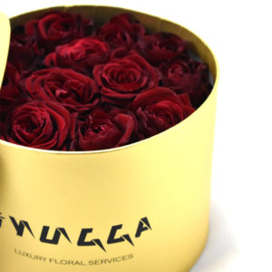 Round box with roses