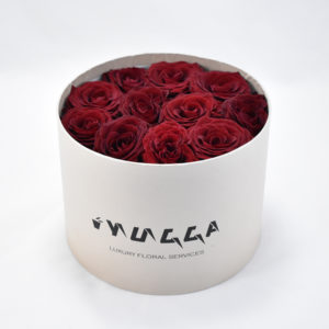 Κουτί στρογγυλό με τριαντάφυλλα