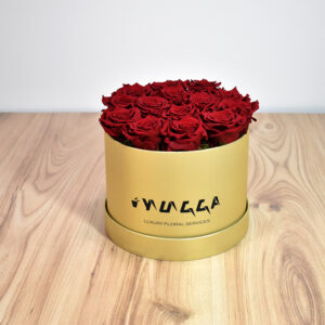 Forever red roses box